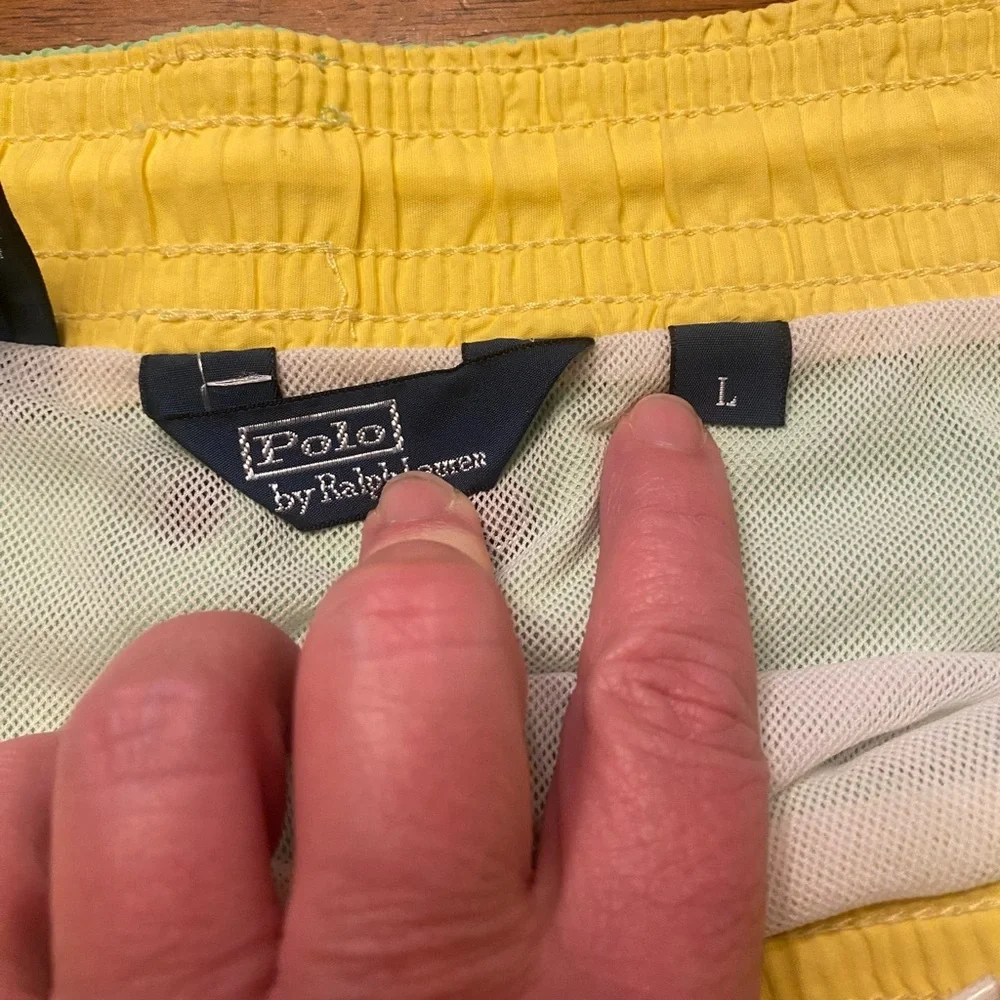 Polo Ralph Lauren Men’s Mint/Lime Green Swim Trunks
